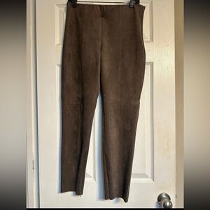 Brown Suede Leggings- Pants